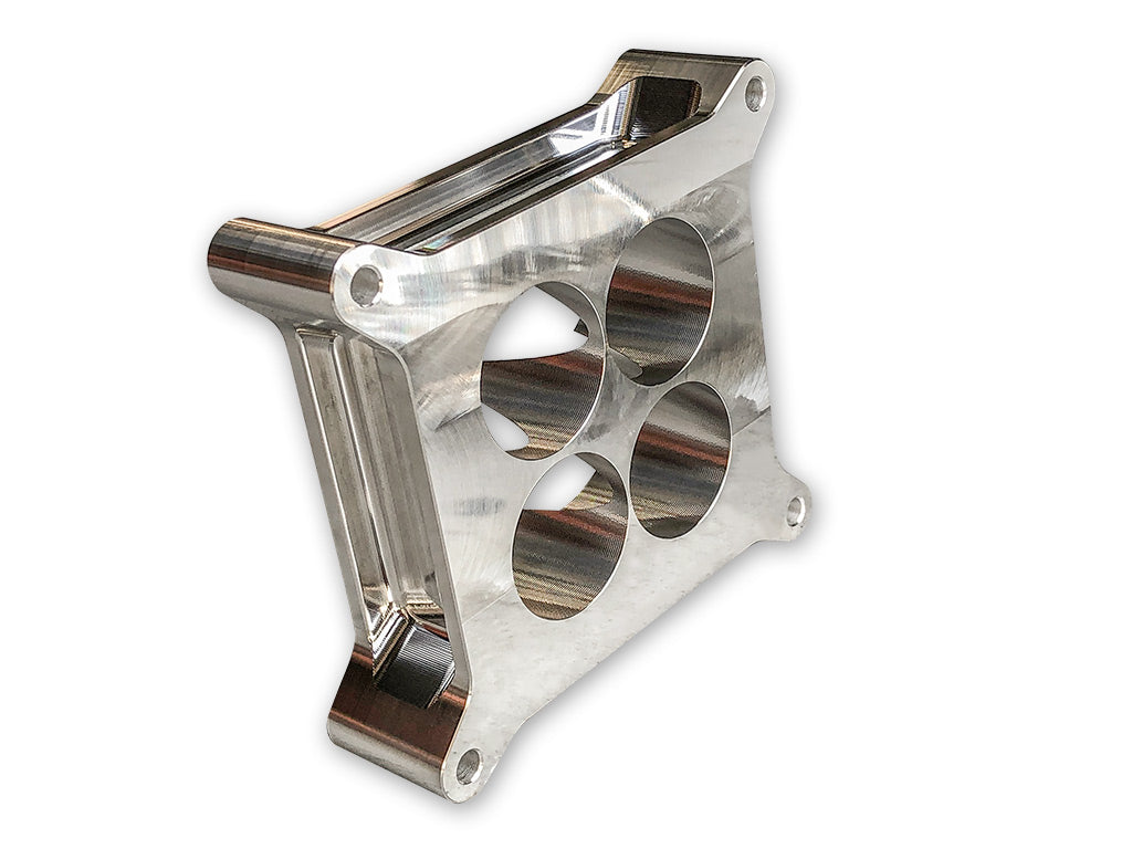 Billet CNC Hemi Tunnel Ram Carb Spacers Ray Barton Racing Engines, Inc.